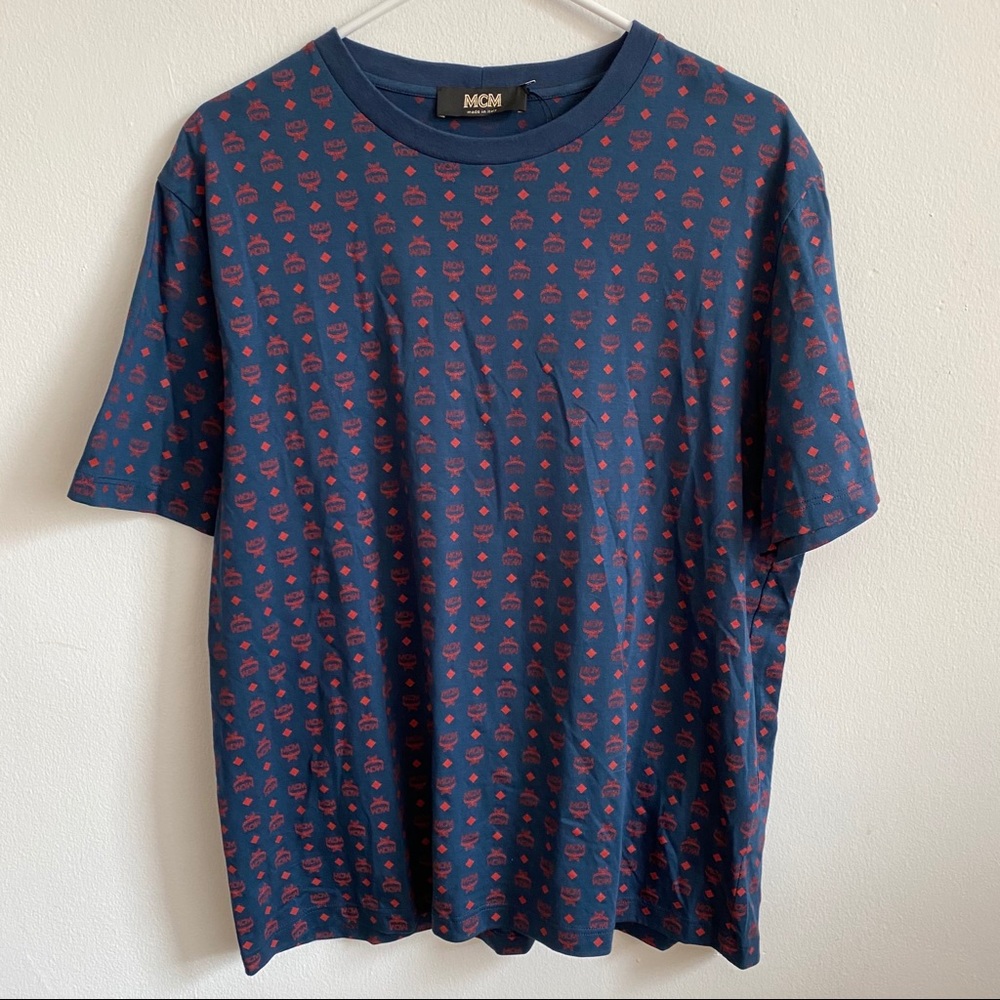 MCM Monogram Short Sleeve Tee Shirt